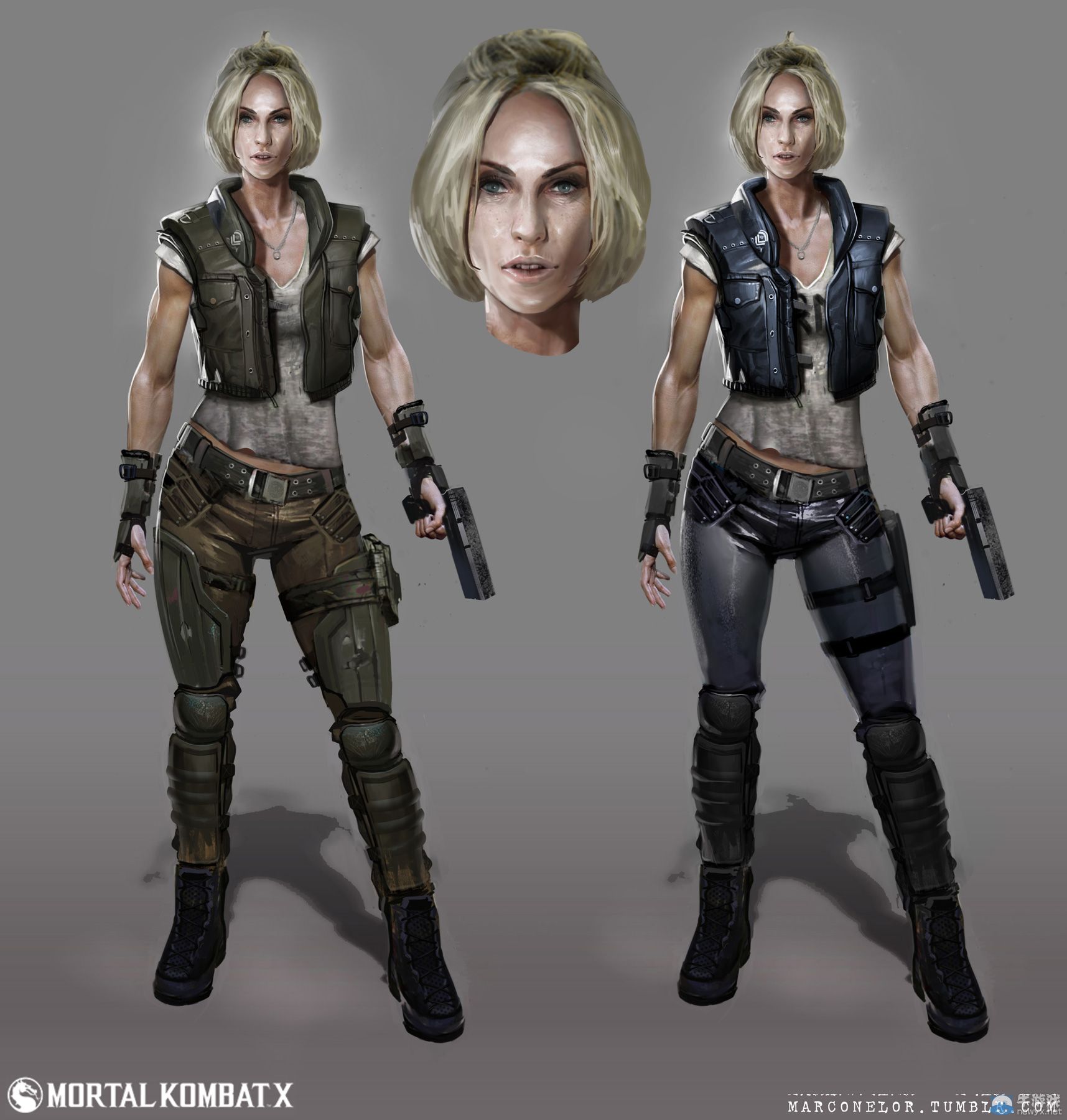 《真人快打X》精美原畫：從頭到腳解析美女猛男