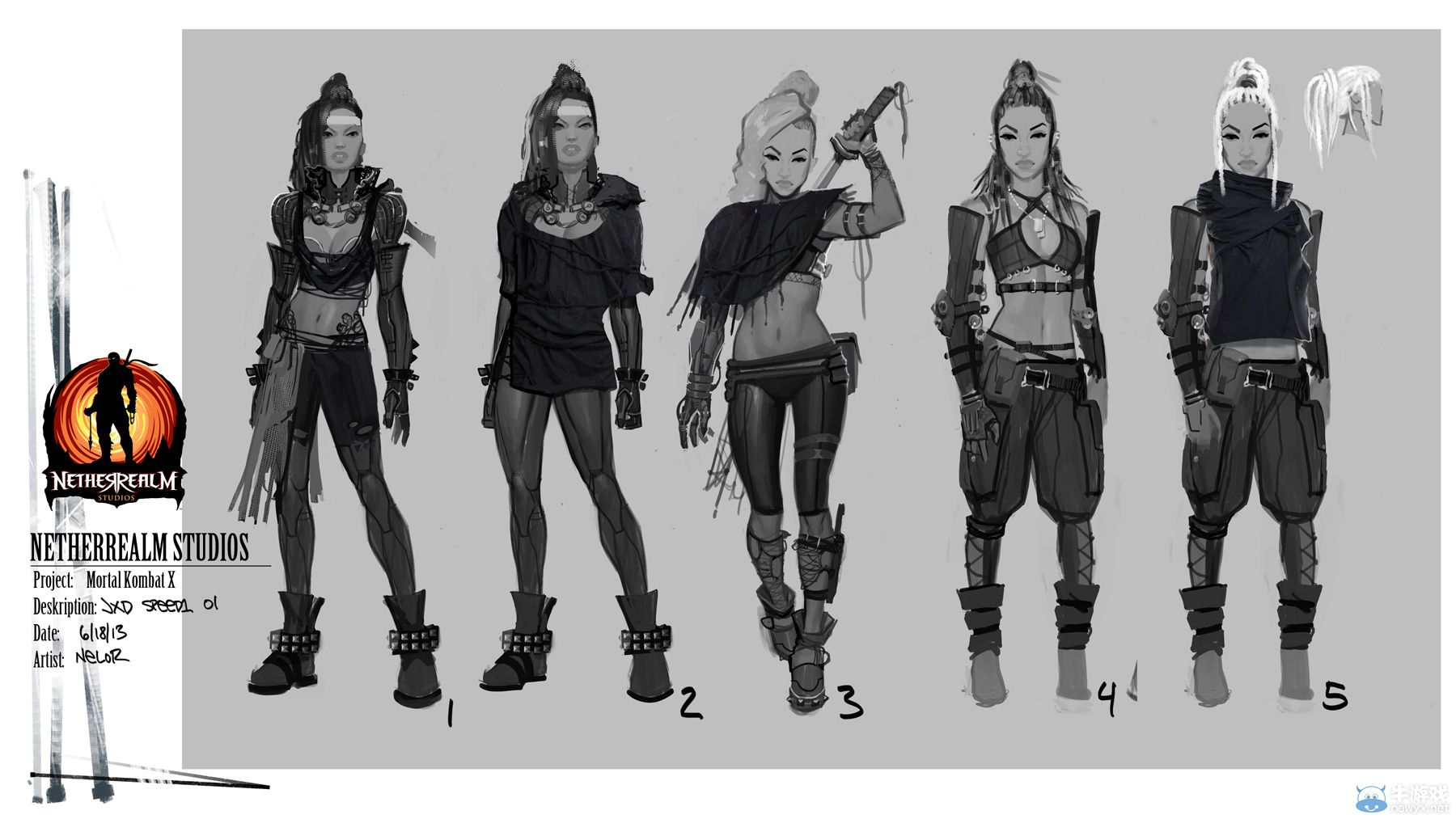 《真人快打X》精美原畫：從頭到腳解析美女猛男