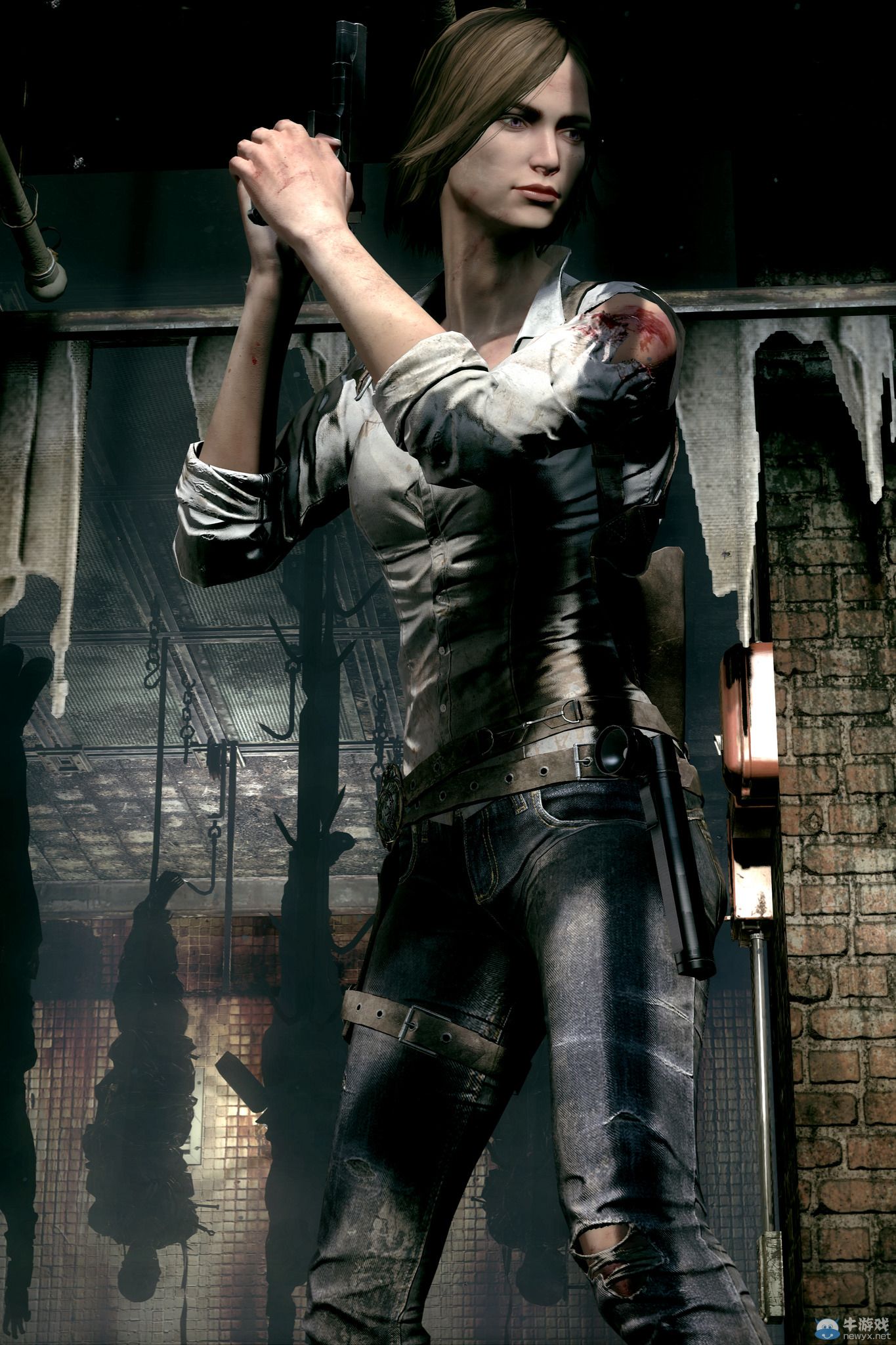 《惡靈附身》后果DLC高清截圖公布：靚妹眼冒紅光