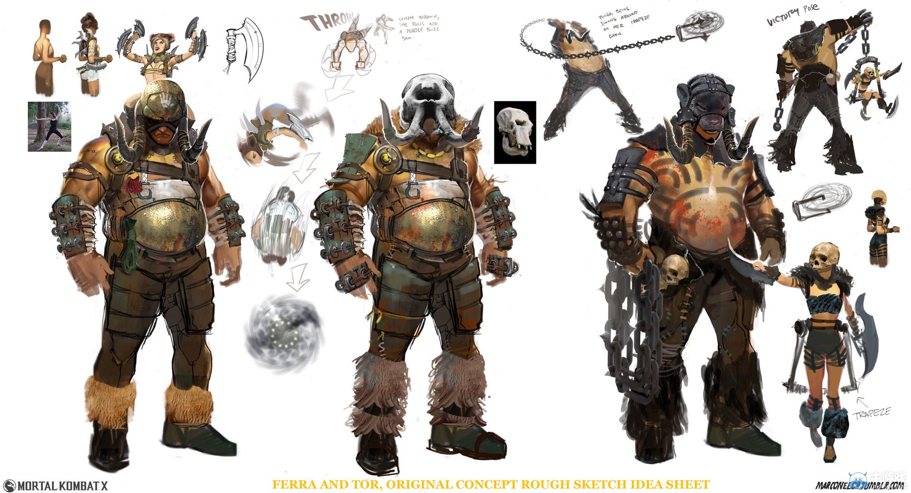 《真人快打X》精美原畫：從頭到腳解析美女猛男