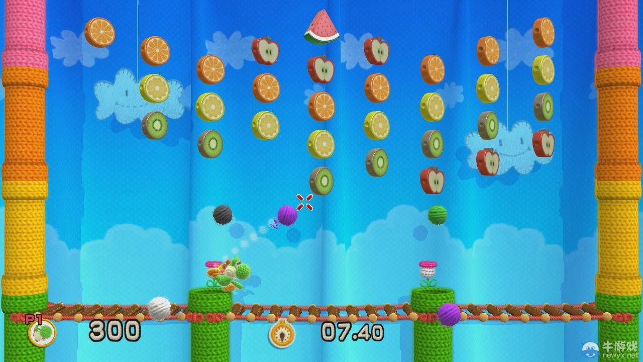 《毛線耀西》多張游戲截圖公開：展示登場關卡