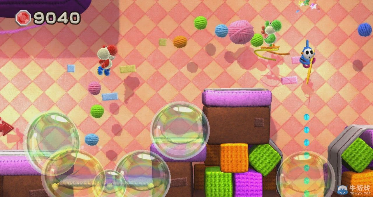 《毛線耀西》多張游戲截圖公開：展示登場關卡