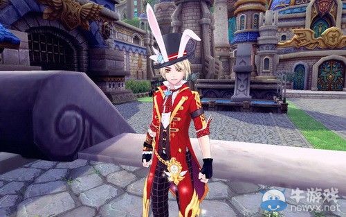 《幻想神域》化身清新愛麗絲 與三月兔先生共舞