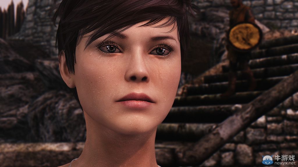 《上古卷軸5：天際》最美女體MOD新圖：蕾絲面具掩藏嬌羞面容