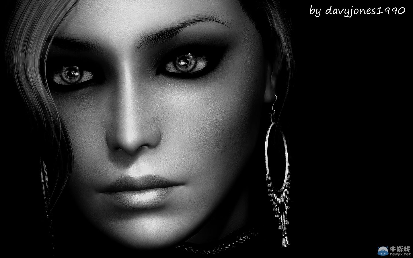 《上古卷軸5：天際》最美女體MOD新圖：蕾絲面具掩藏嬌羞面容