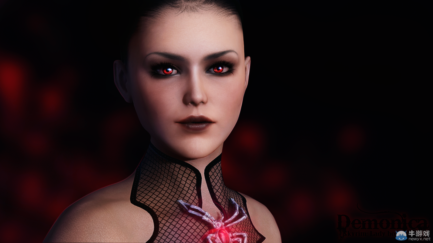 《上古卷軸5：天際》最美女體MOD新圖：蕾絲面具掩藏嬌羞面容