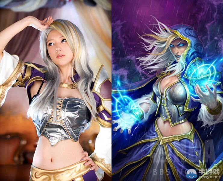 《魔獸世界》地獄咆哮&吉安娜 螺旋貓COS欣賞