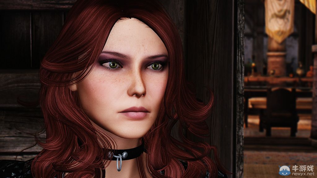 《上古卷軸5：天際》最美女體MOD新圖：蕾絲面具掩藏嬌羞面容