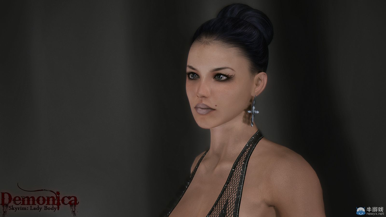 《上古卷軸5：天際》最美女體MOD新圖：蕾絲面具掩藏嬌羞面容