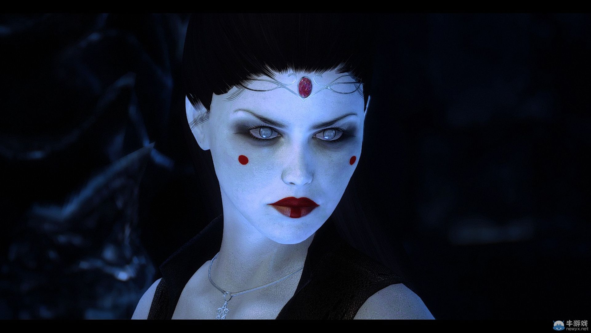 《上古卷軸5：天際》最美女體MOD新圖：蕾絲面具掩藏嬌羞面容