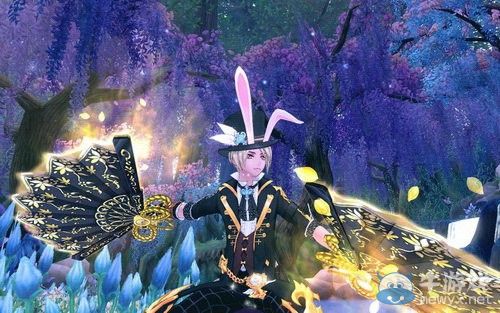 《幻想神域》化身清新愛麗絲 與三月兔先生共舞