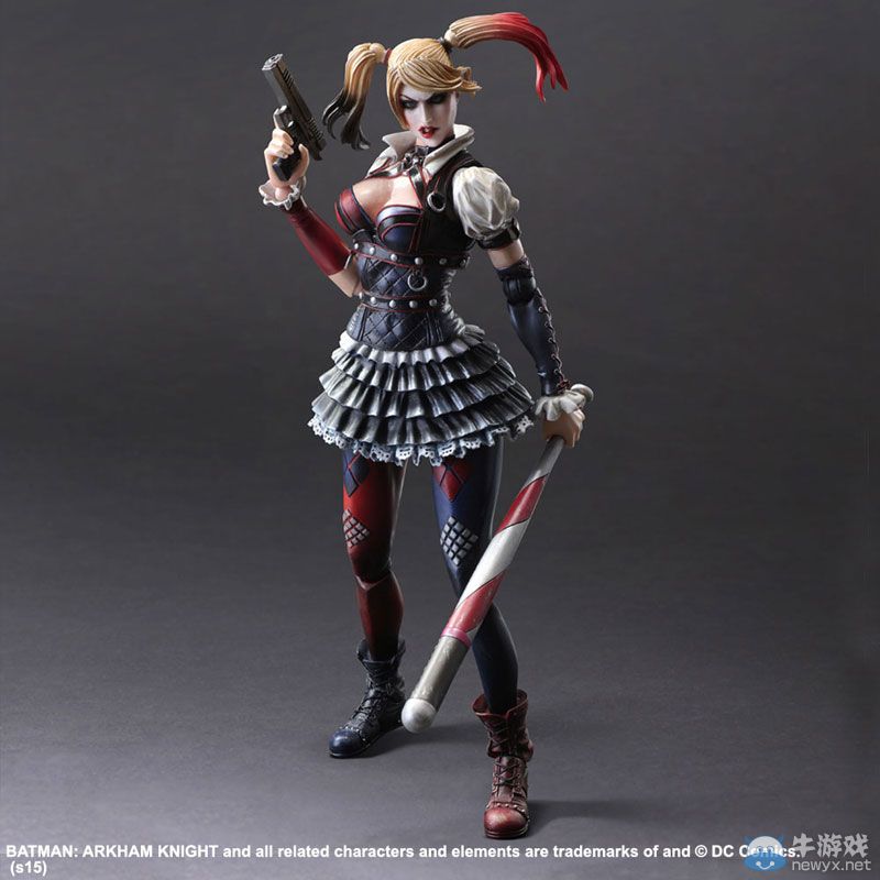 《蝙蝠俠：阿甘騎士》小丑女爆乳手辦：驚悚與性感同在