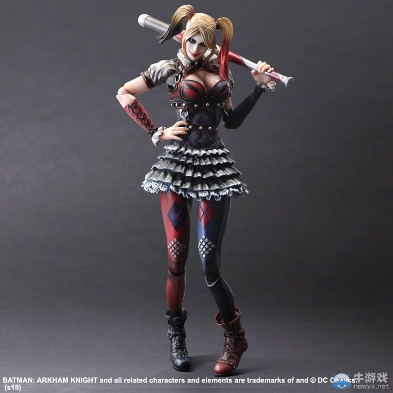 《蝙蝠俠：阿甘騎士》小丑女爆乳手辦：驚悚與性感同在