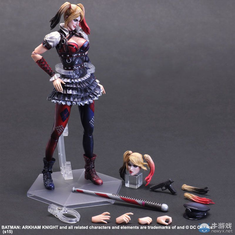 《蝙蝠俠：阿甘騎士》小丑女爆乳手辦：驚悚與性感同在