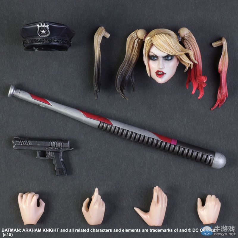 《蝙蝠俠：阿甘騎士》小丑女爆乳手辦：驚悚與性感同在