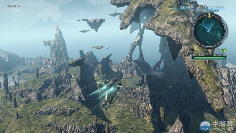 《異度之刃X》酷炫截圖：月光下的巨型機甲美如畫