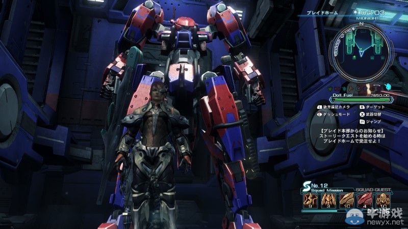 《異度之刃X》酷炫截圖：月光下的巨型機甲美如畫