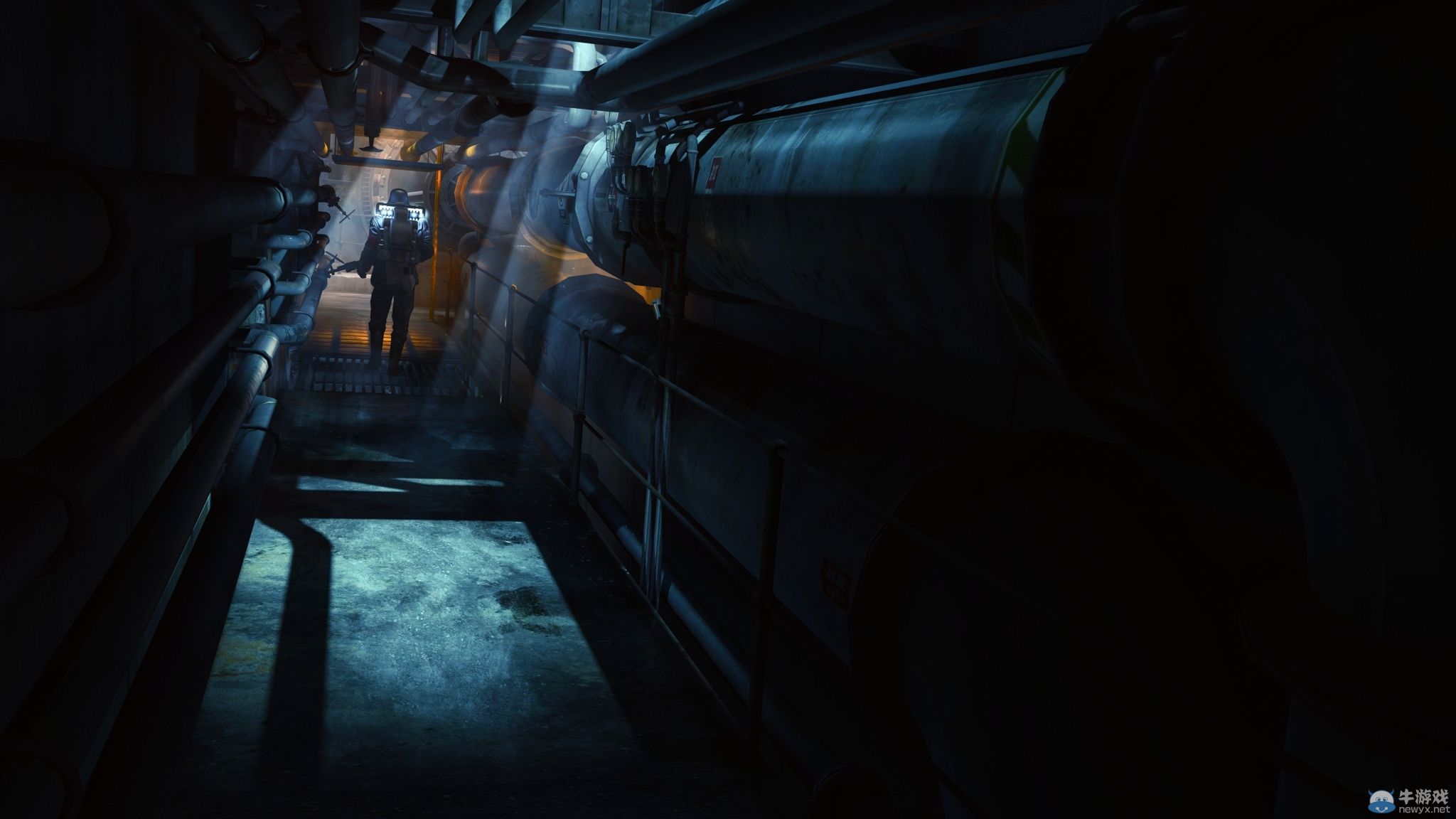 《德軍總部：舊血脈》高分辨率截圖：進擊的德國兵