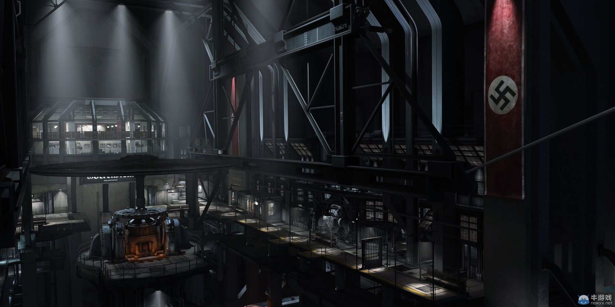 《德軍總部：舊血脈》高分辨率截圖：進擊的德國兵