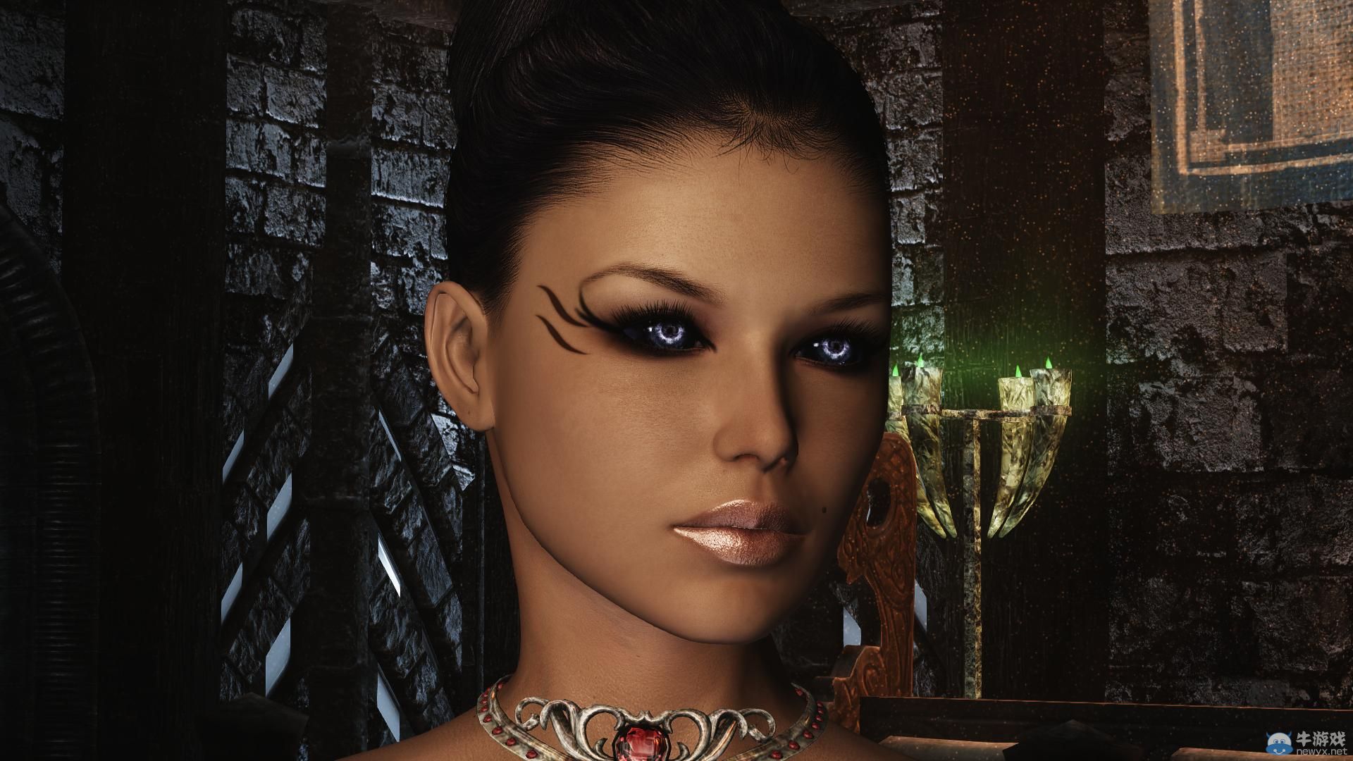 《上古卷軸5：天際》最美女體MOD新圖：佳麗匯集各有特色