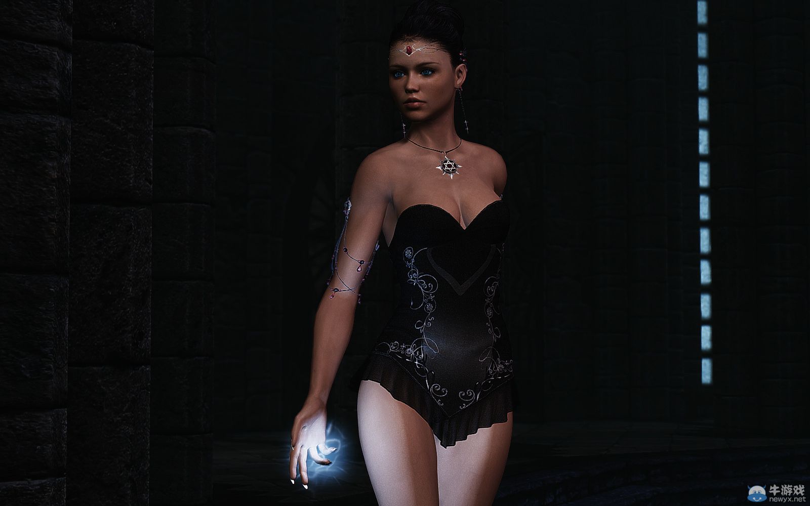 《上古卷軸5：天際》最美女體MOD新圖：佳麗匯集各有特色