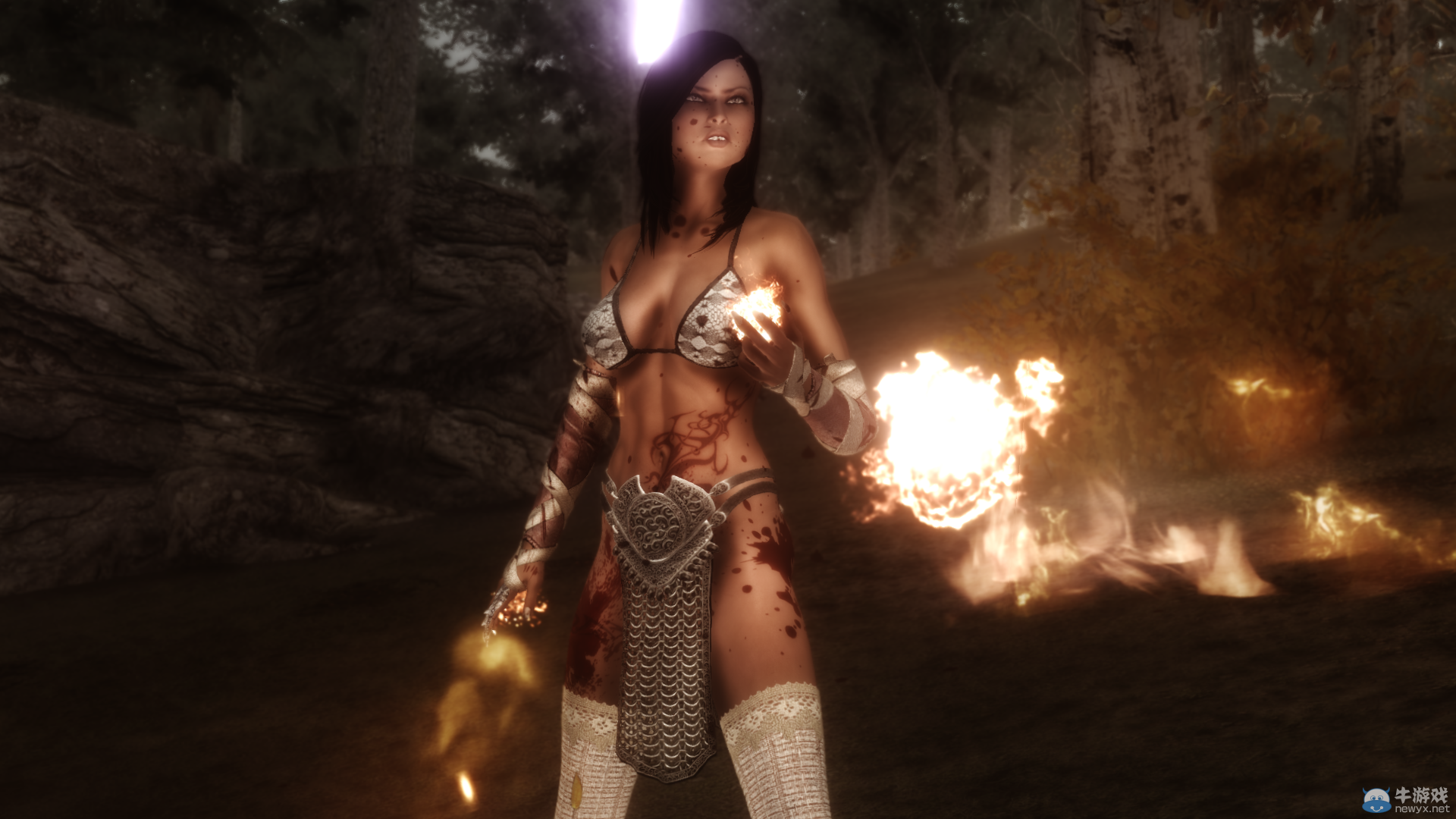 《上古卷軸5：天際》最美女體MOD新圖：佳麗匯集各有特色