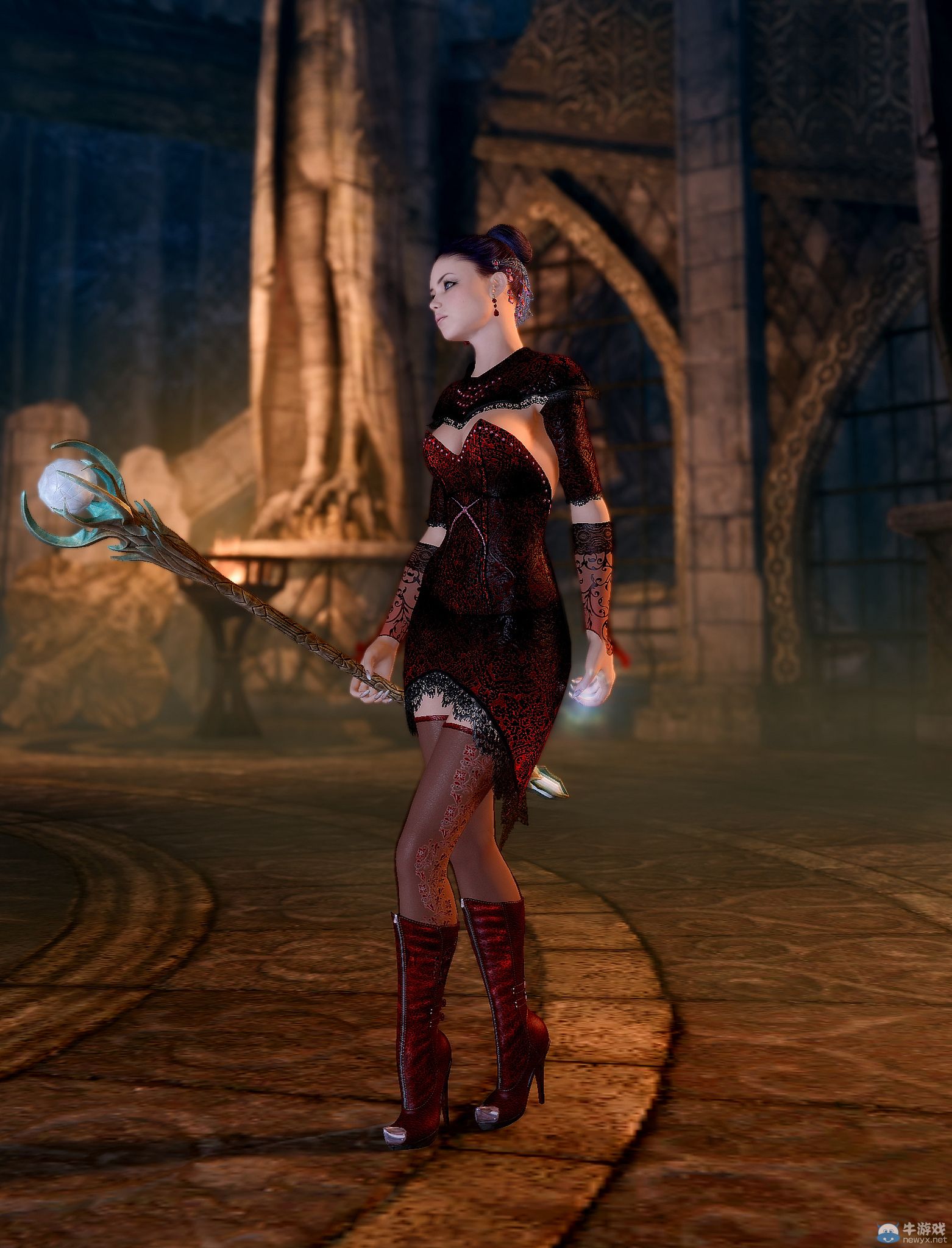 《上古卷軸5：天際》最美女體MOD新圖：佳麗匯集各有特色