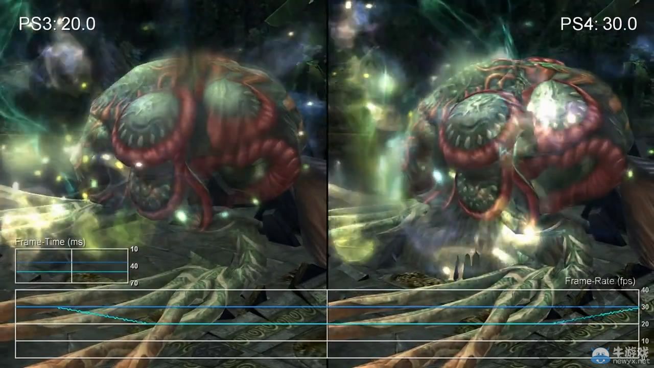 《最終幻想10：高清合集》畫面及幀速率對比影像