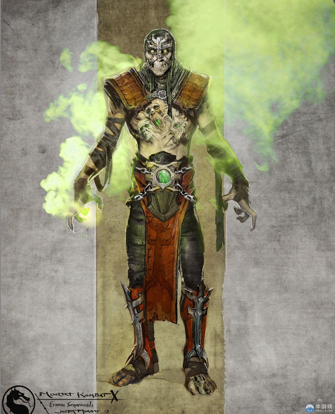 《真人快打X》新原畫賞：面罩下不為人知的秘密？