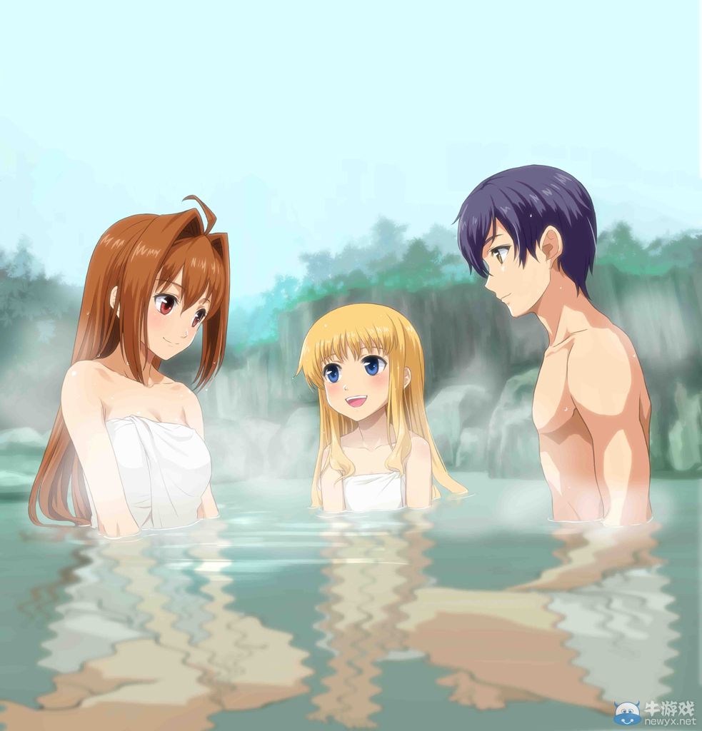 《英雄傳說：空之軌跡FC進化》藝術圖男女談情說愛：戶外野浴羞羞噠