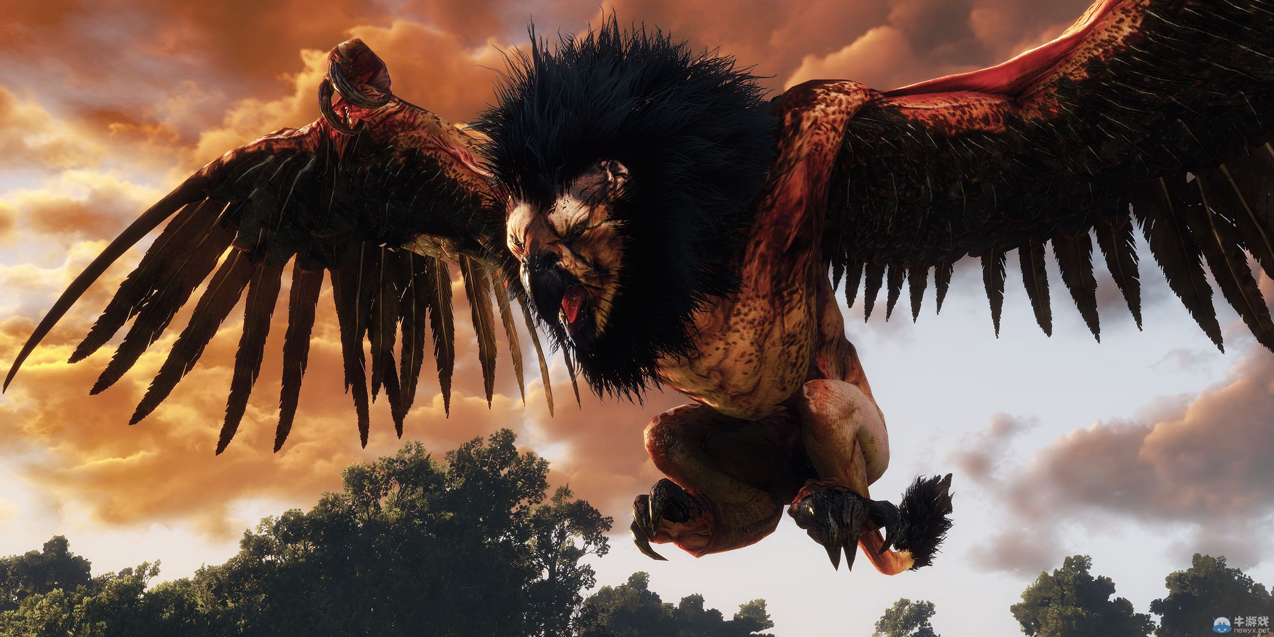 《巫師3：狂獵》6K分辨率藝術圖賞：獅鷲展翅一鳴驚人