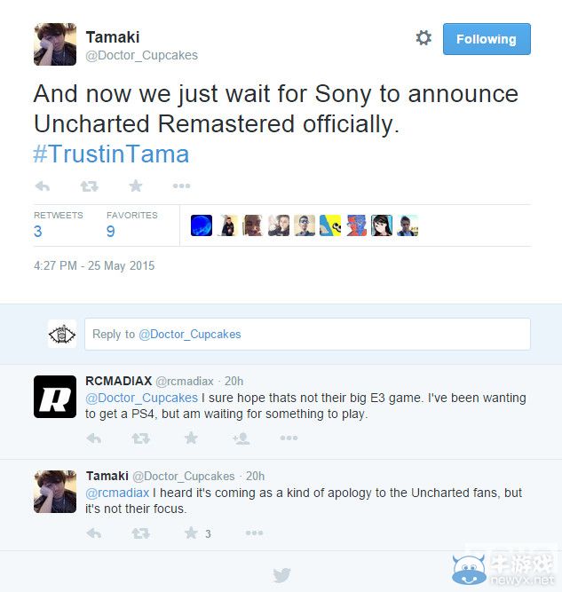 《神秘海域》三部曲或出高清合集！索尼未確認