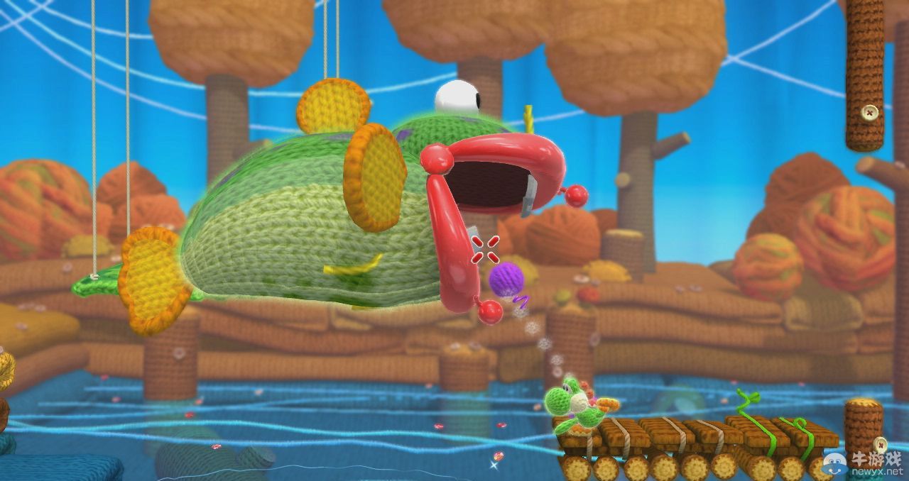 《毛線耀西》更多新截圖公開繼續展示登場關卡