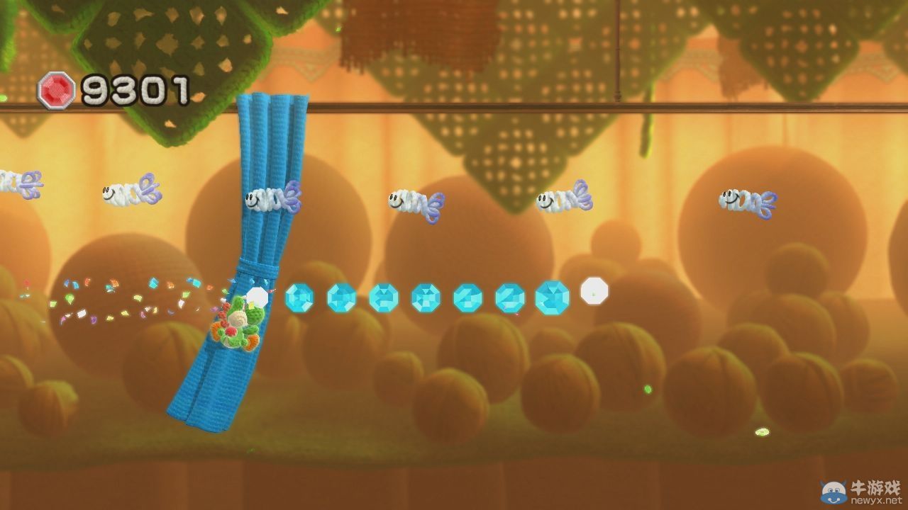 《毛線耀西》更多新截圖公開繼續展示登場關卡