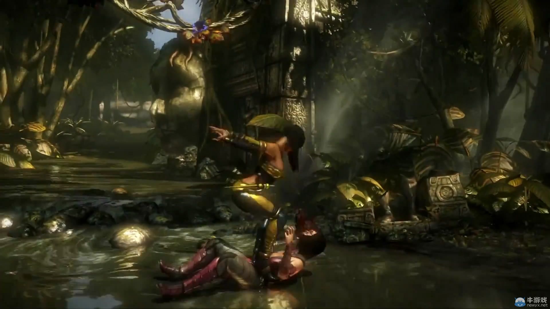 《真人快打X》“譚雅”戰斗演示：血腥御姐愛捅腎！