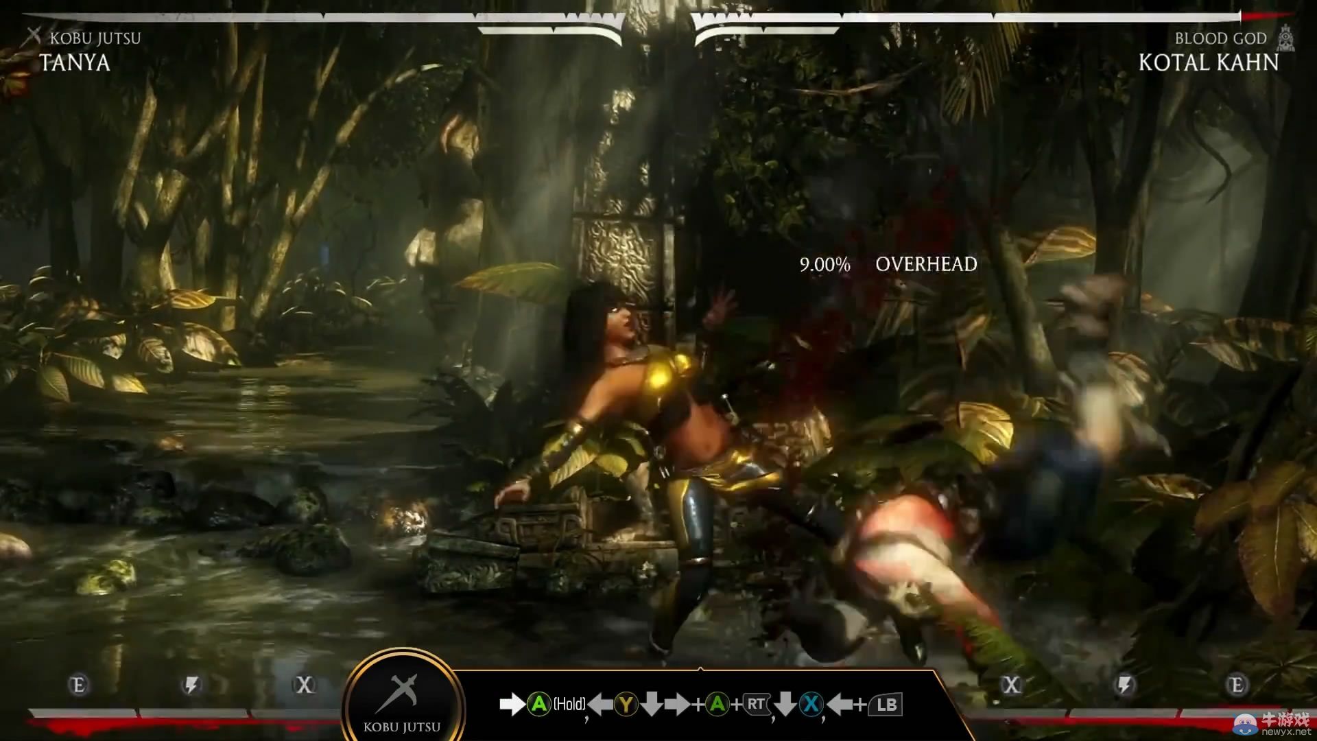 《真人快打X》“譚雅”戰斗演示：血腥御姐愛捅腎！