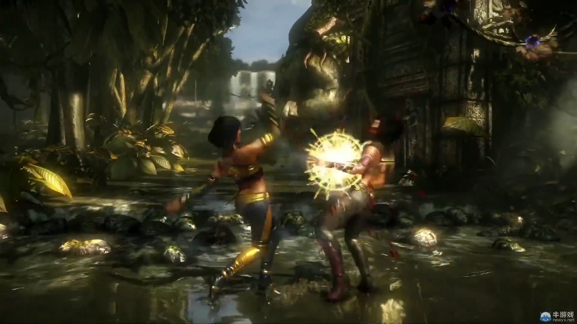 《真人快打X》“譚雅”戰斗演示：血腥御姐愛捅腎！