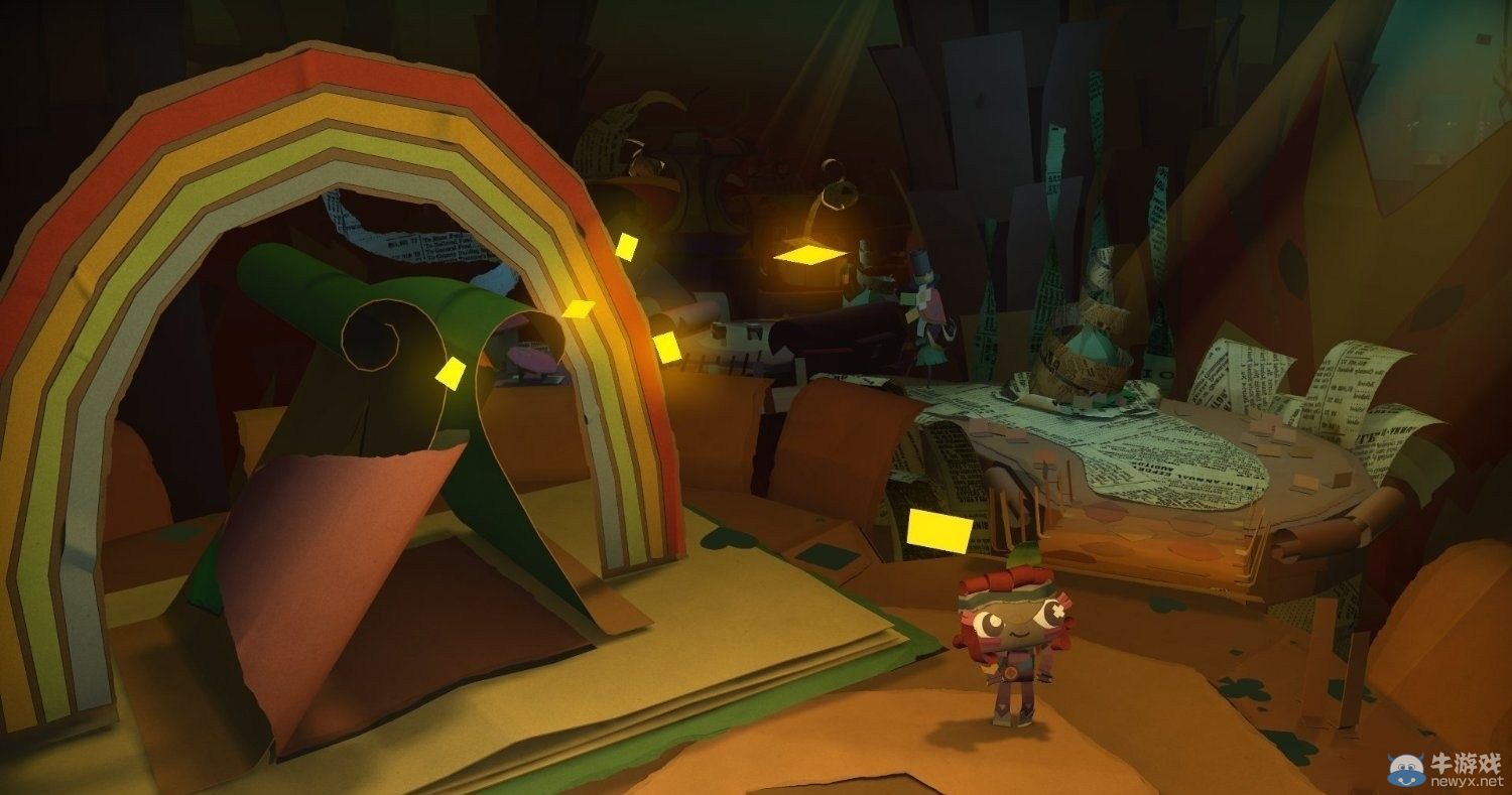 《折紙世界：展開》最新截圖：紙片小人的夢(mèng)幻之旅