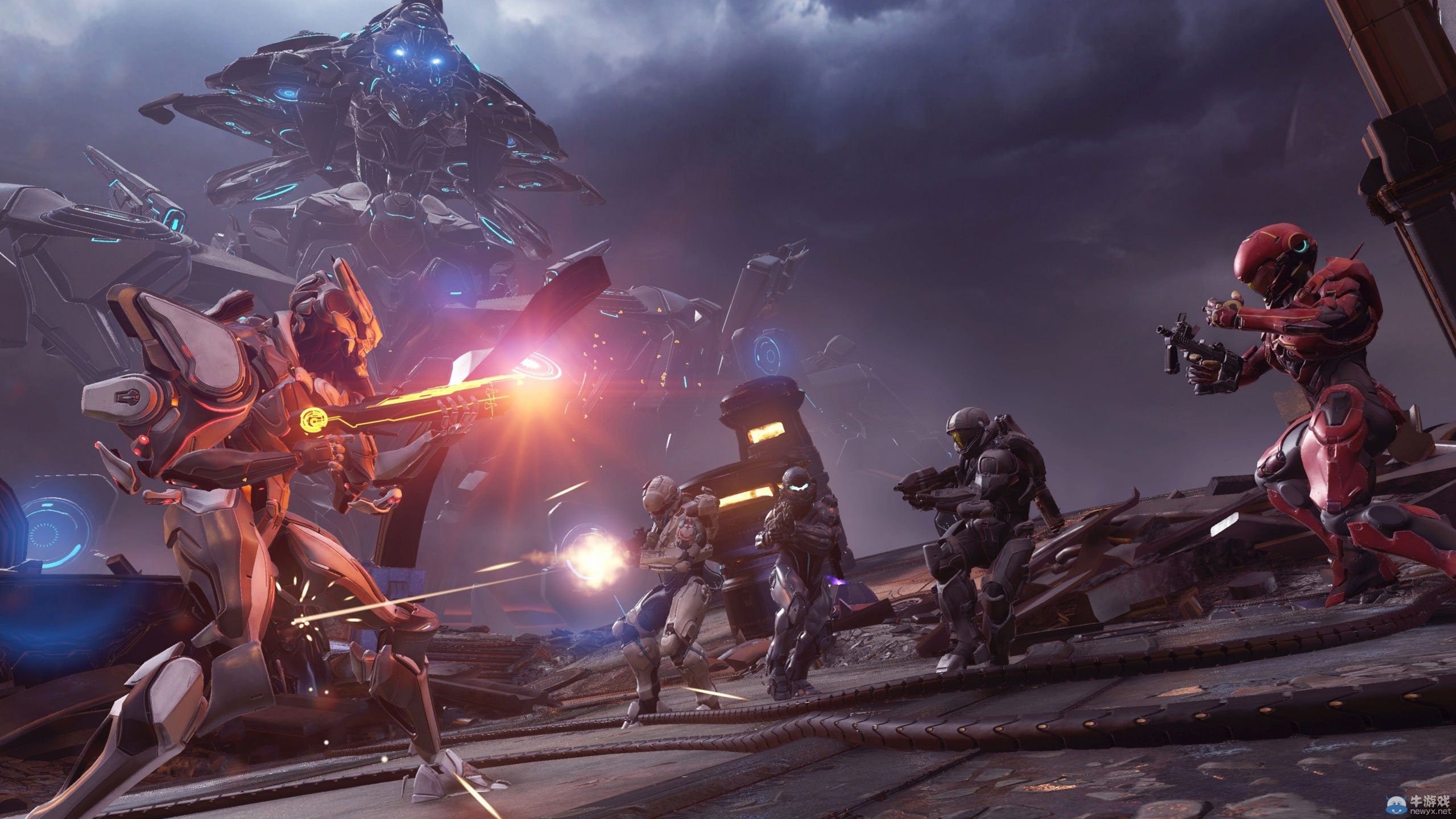 《光暈5》最新高清截圖：激烈外星突圍戰！