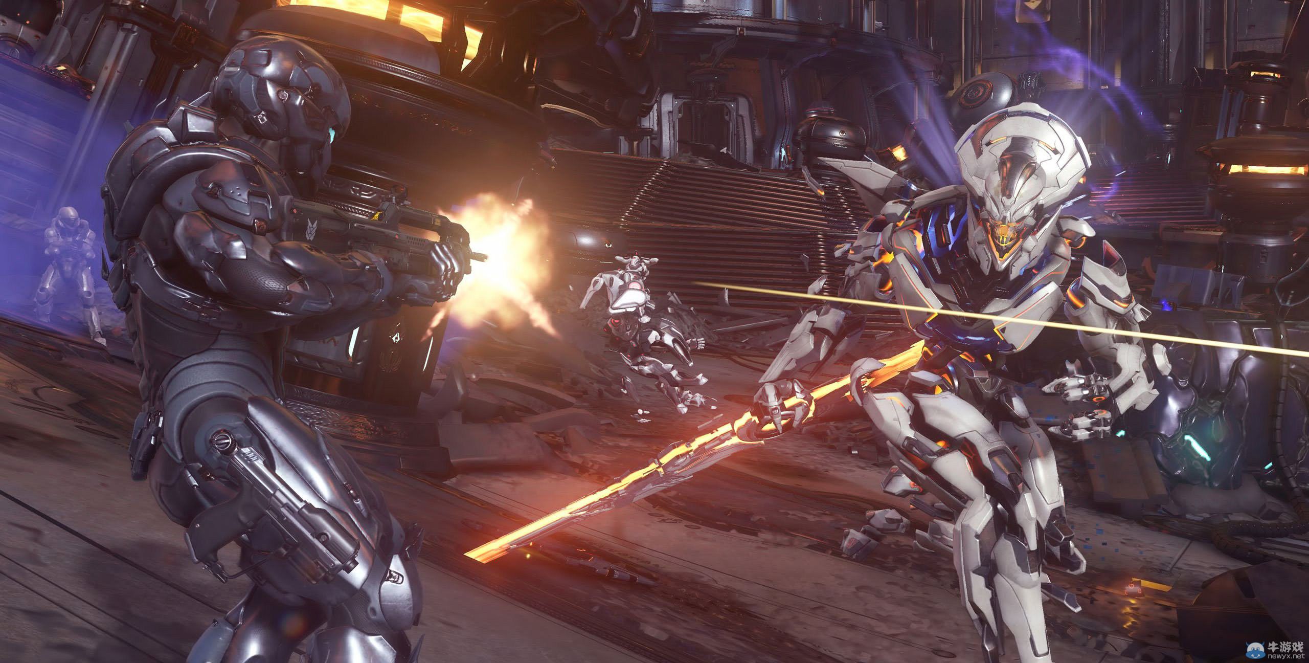 《光暈5》最新高清截圖：激烈外星突圍戰！