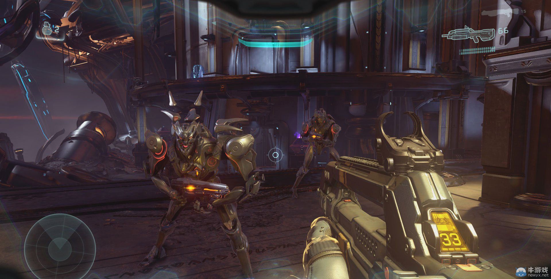 《光暈5》最新高清截圖：激烈外星突圍戰！