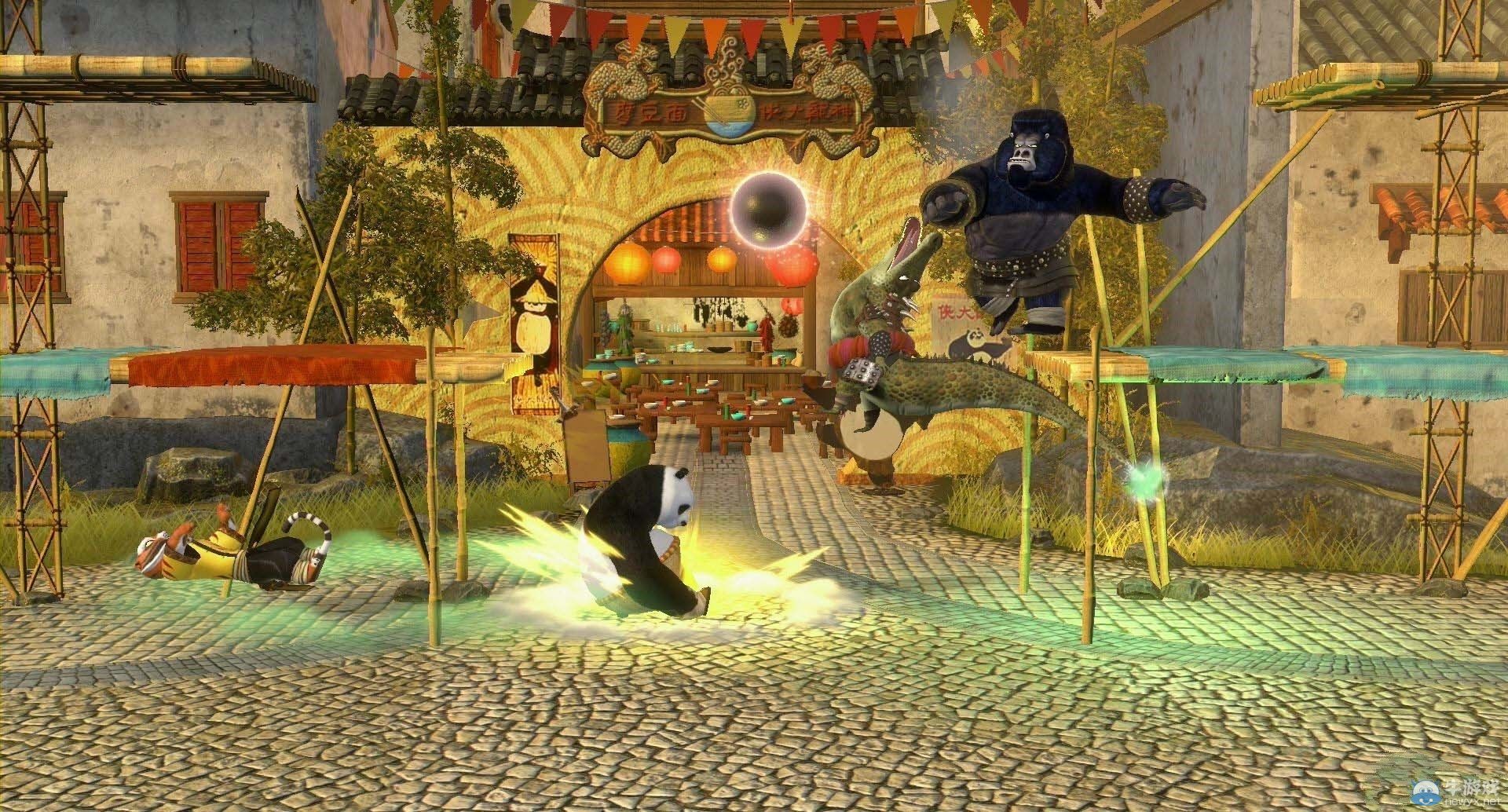 《功夫熊貓：傳奇對決》截圖：阿寶大秀中國功夫