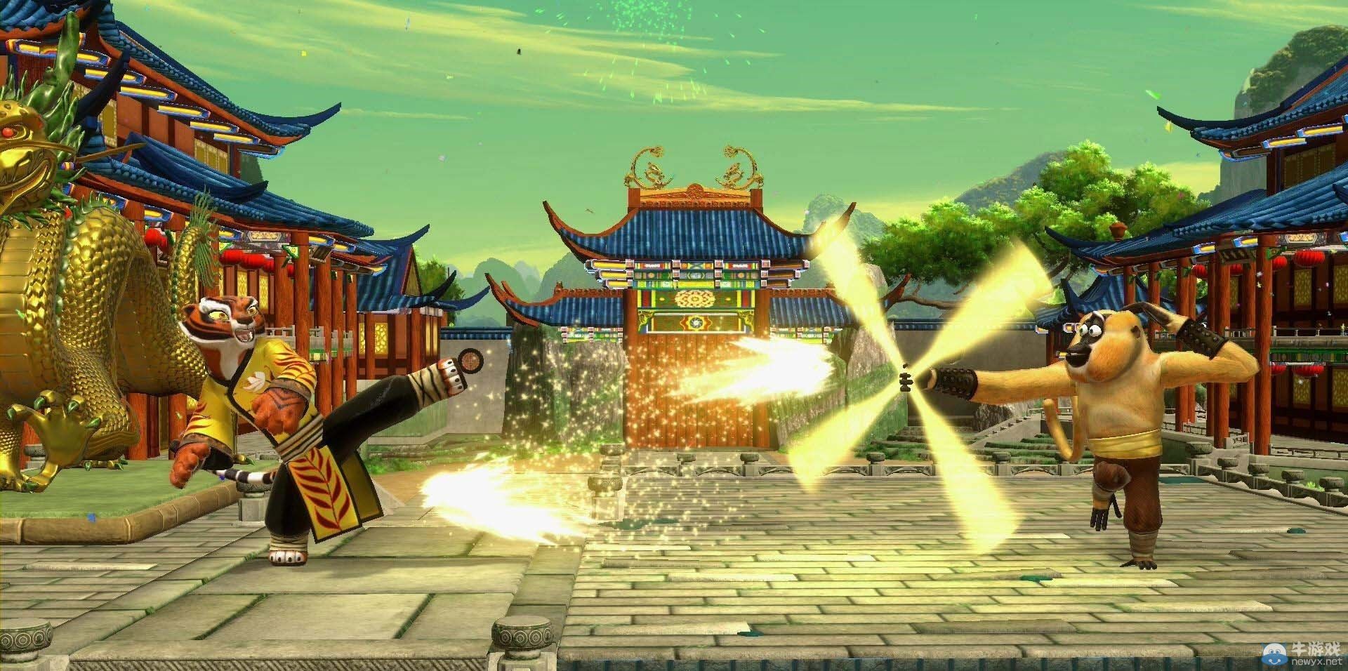 《功夫熊貓：傳奇對決》截圖：阿寶大秀中國功夫