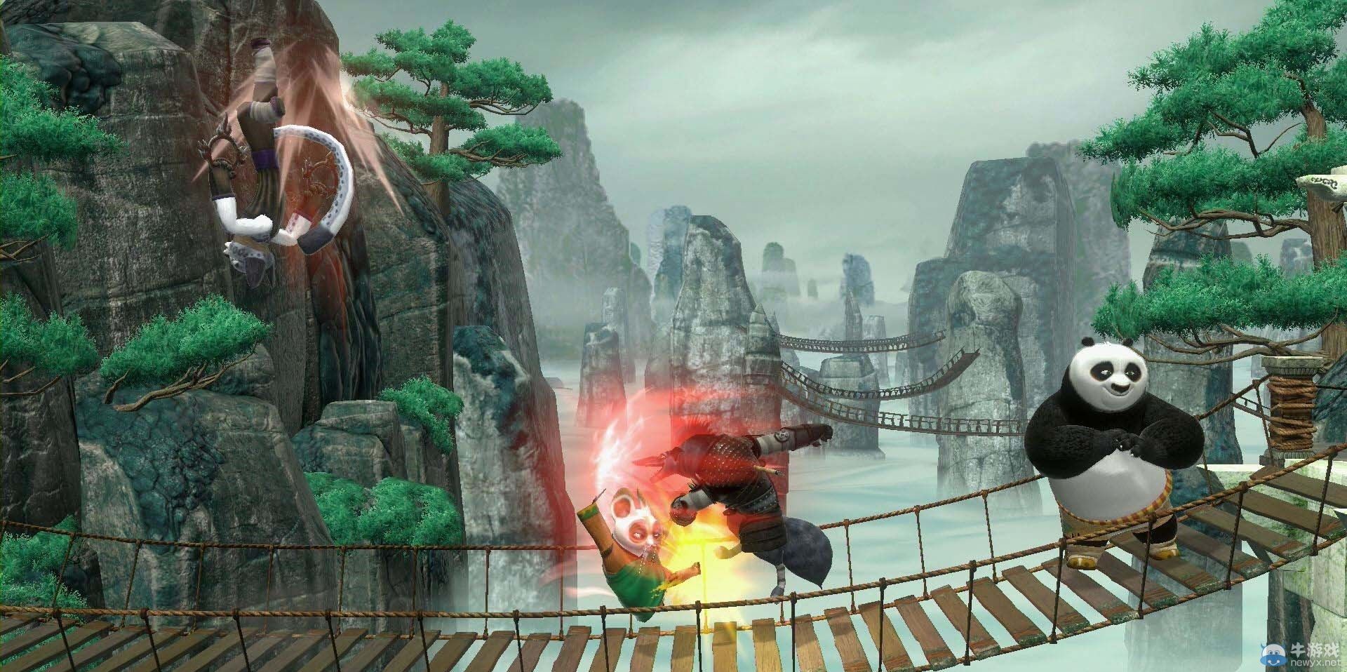 《功夫熊貓：傳奇對決》截圖：阿寶大秀中國功夫