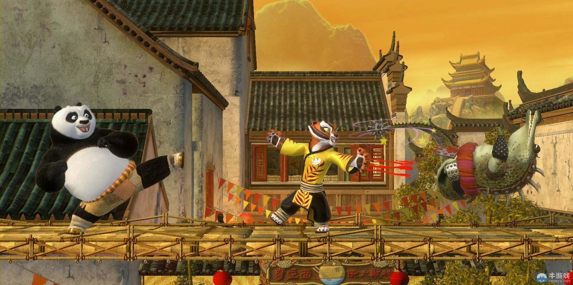 《功夫熊貓：傳奇對決》截圖：阿寶大秀中國功夫