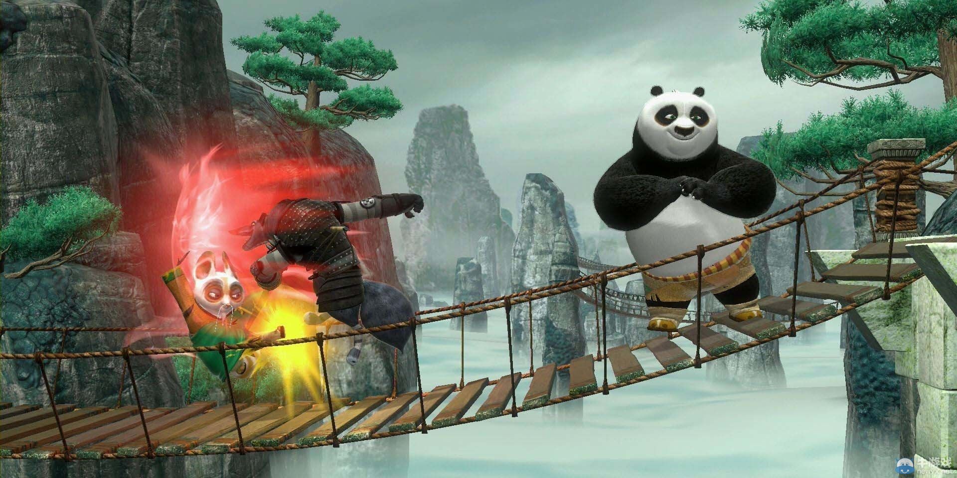 《功夫熊貓：傳奇對決》截圖：阿寶大秀中國功夫