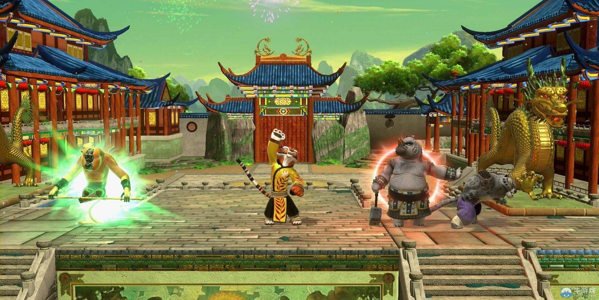 《功夫熊貓：傳奇對決》截圖：阿寶大秀中國功夫