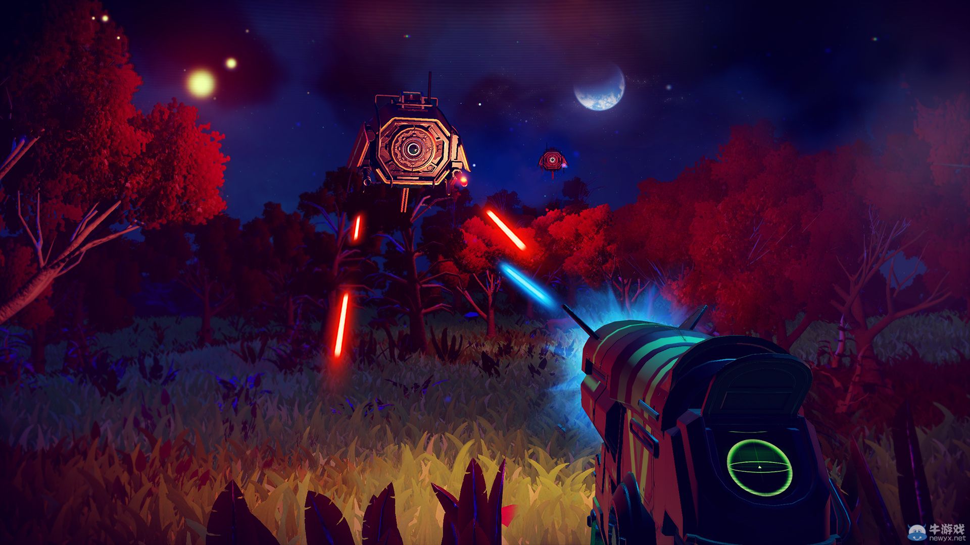 《無人深空》實機演示燦爛星河：奇幻生物機甲看個遍！