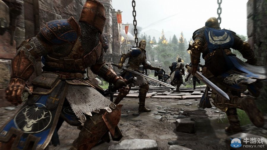 育碧新作《為了榮耀》最新游戲截圖：戰神攻城做王