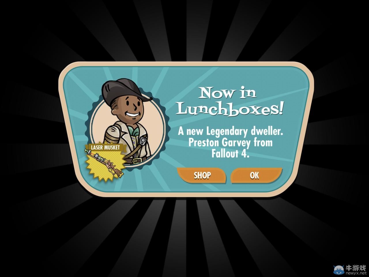 《輻射4》首位角色加入手游《輻射：避難所》